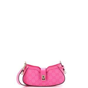 Gucci Moon Side Shoulder Bag Gg Canvas #223384G18B